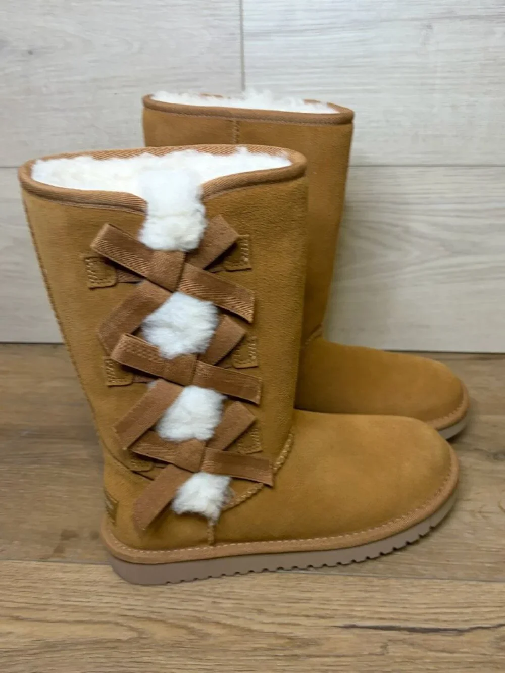 Koolaburra by Ugg Women Victoria Tall Boots Chestnut Size 5
